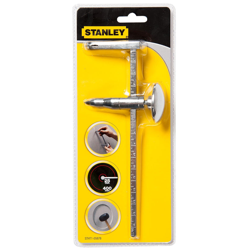  [AUSTRALIA] - Stanley circle cutter drywall (calibrated for accuracy, cuts 25-400 mm diameter, easy adjustment) STHT1-05878 1 Silver