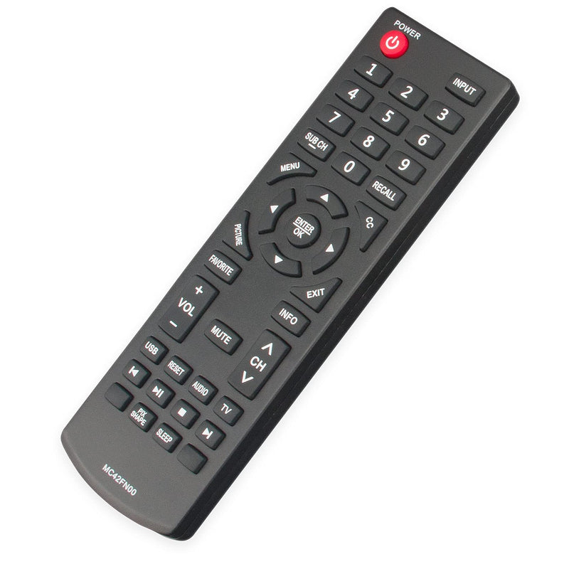 MC42FN00 Remote Control Replacement - WINFLIKE MC42FN00 Replaced Remote Control for Sanyo FW24E05T FW32D25T FW42D25T FW65D25T MC42FN00 TV Remote Controller - LeoForward Australia