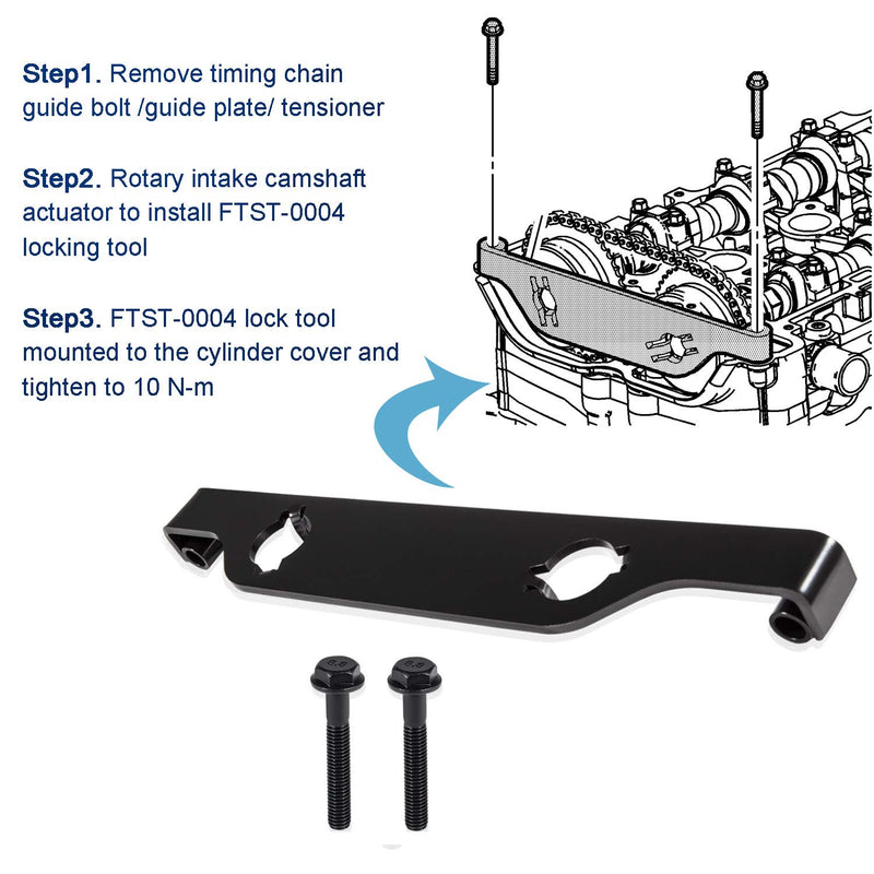  [AUSTRALIA] - AM-EN-48953 Cam Phaser Retainer - Camshaft Actuator Locking Tool for Ecotec/2010 Buick Lacrosse, 2010 Chevrolet Equinox, 2010 GMC Terrain fit with 2.0L, 2.4L ECOTEC Engines.