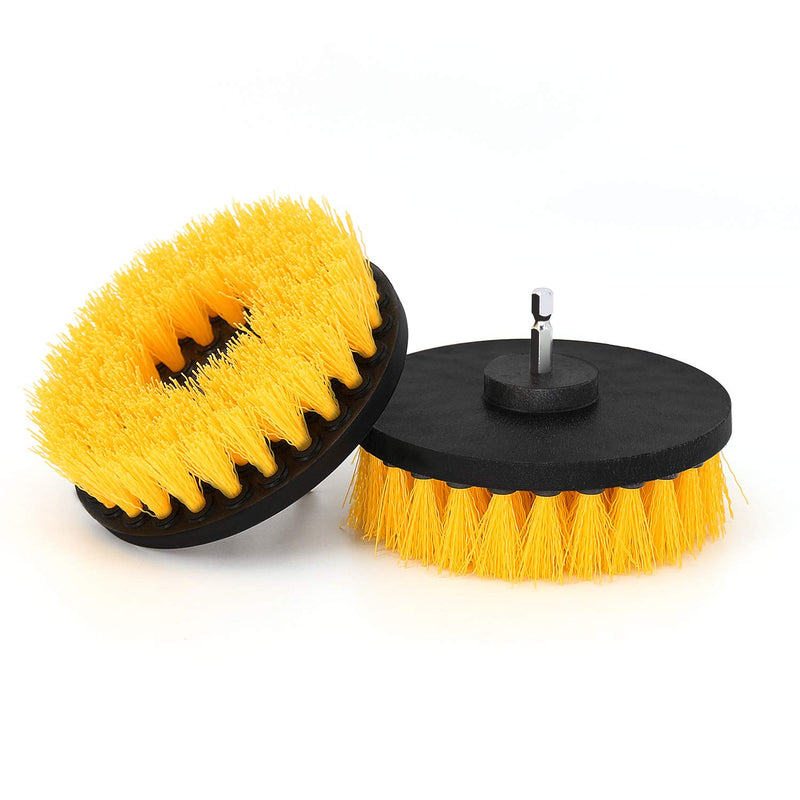 5 Pieces Drill Brush Attachments, Scrubber Brush for Drill, Power Cleaning Kit for Carpet, Car Detailing, Bathroom Surface, Upholstery, Grout, Tiles, Sinks, Shower, Boat, Corner - LeoForward Australia