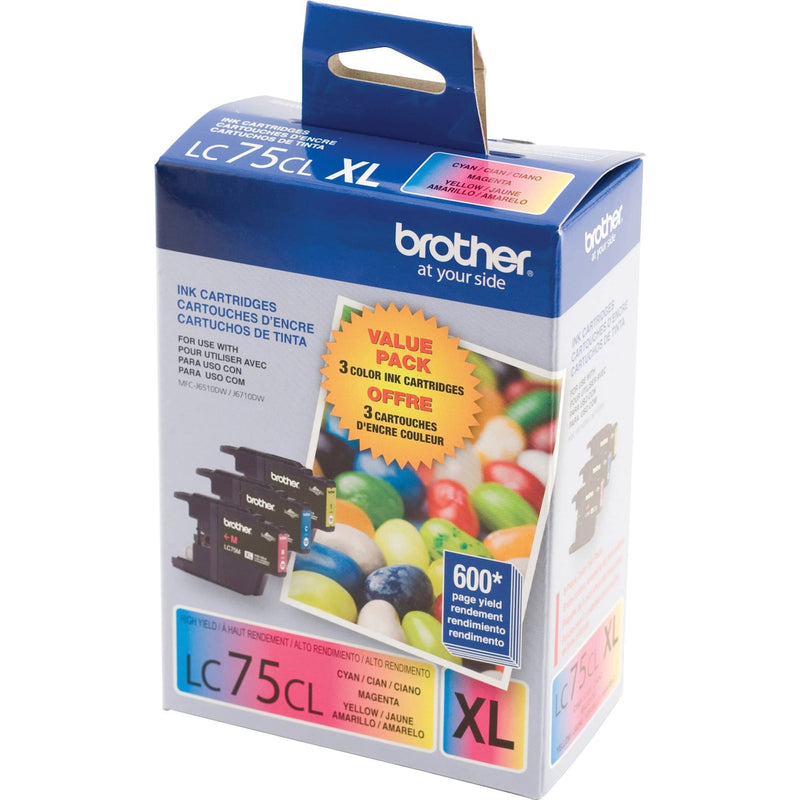  [AUSTRALIA] - Brother Int L (Supplies) Lc753Pks 3Pk Lc753Pks Cyan Magenta Ylw Ink Cartridge