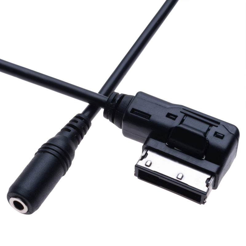 AMI MDI to AUX 3.5mm Female Jack Music Media Interface Cable Adapter | Compatible with Audi A6L Q5 Q7 A8 S5 A5 A4L A3 VW Volkswagen Tiguan GTI CC Skoda Fabia Octavia Vehicle Radio | 3.2ft 39.3'' - LeoForward Australia