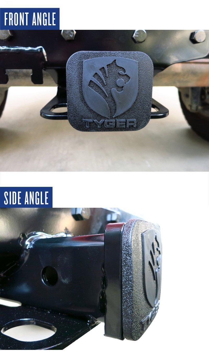  [AUSTRALIA] - Tyger New Hitch Cover Universal Fit on 2inch Towing Trailer Hitch Receiver Tube