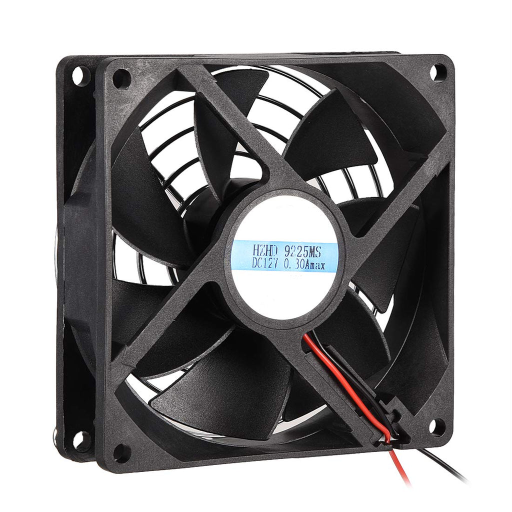  [AUSTRALIA] - uxcell Cooling Fan 92mm x 92mm x 25mm 9225MS DC 12V 0.25A Long Life Sleeve Bearings with Metal Protector