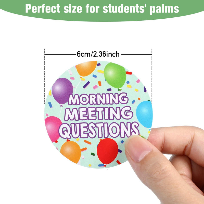  [AUSTRALIA] - 50 Morning Meeting Chips Questions Cards for Students, Classroom Questions Ideas Cards Conversation Starter for Classroom Icebreaker Activity Improve Communication Listening Vocabulary Skill Supplies