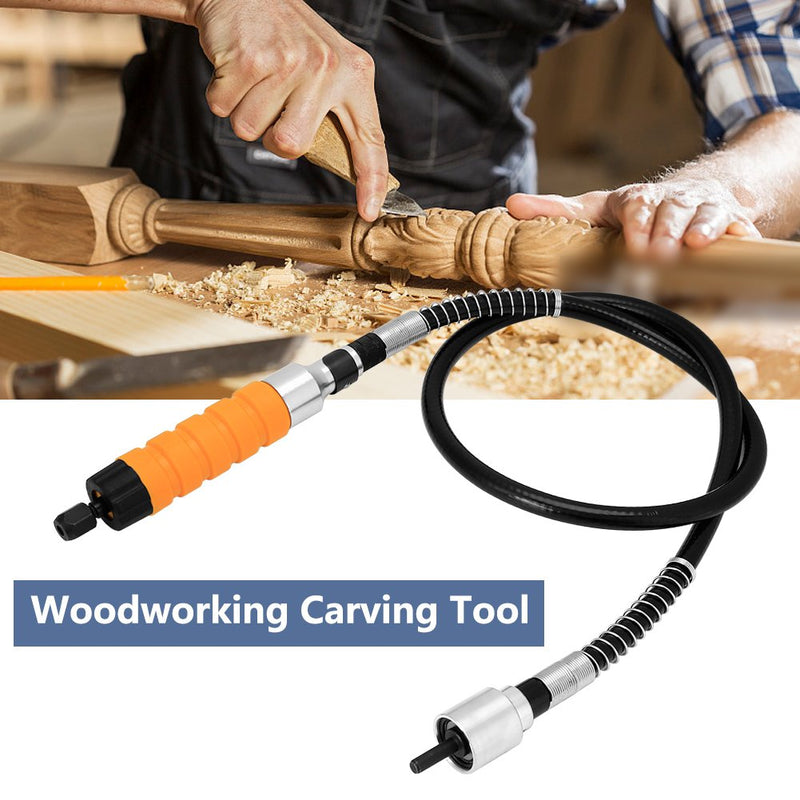  [AUSTRALIA] - Woodworking Carving Chisel+ Soft Tube+ 2 Pcs Wrench+ 5 Pcs Carving Blades Set