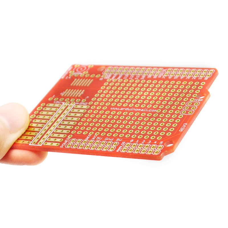  [AUSTRALIA] - Gikfun Prototype PCB Breadboard for Arduino UNO R3 Shield Board (Pack of 5pcs) GK1011