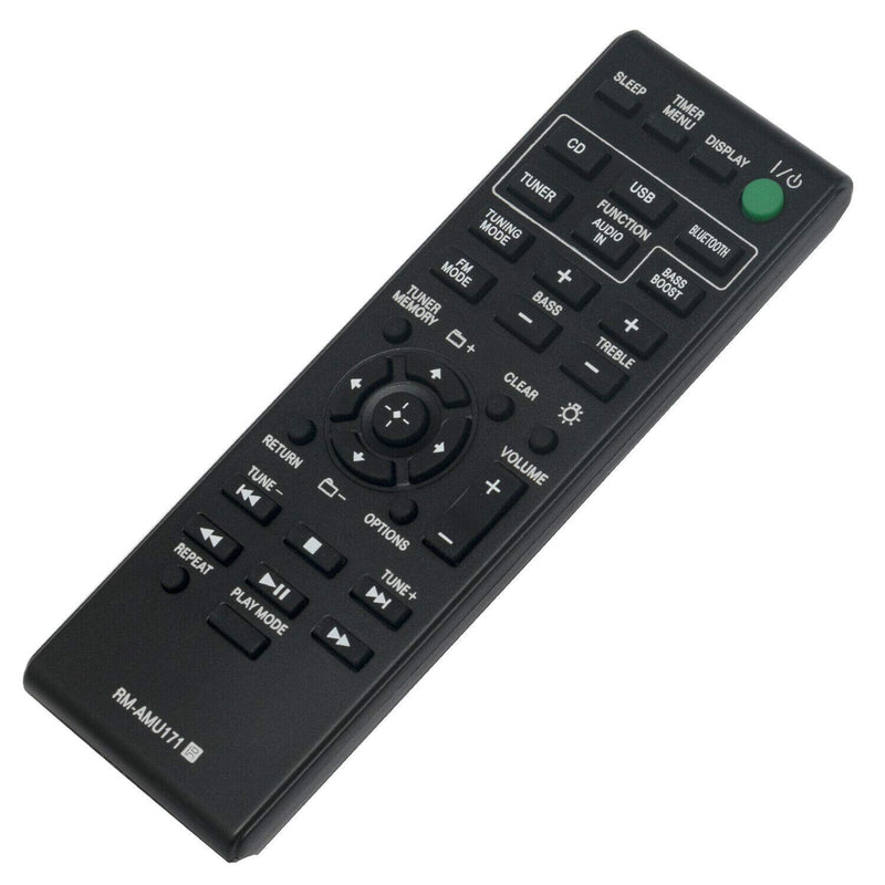 RM-AMU171 Replacement Remote Control fit for Sony Hi-Fi Stereo Audio System CMT-BT60 CMT-SBT100 CMT-BT60B CMT-BT80W HCD-SBT100B CMT-BT80WB CMT-SBT100B CMT-SBT300W CMT-SBT300WB HCD-SBT100 HCD-SBT300W - LeoForward Australia