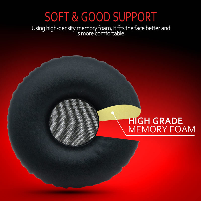  [AUSTRALIA] - Replacement Ear Pads for Sony MDR-XB550AP MDR-XB450AP MDR-XB450 Extra Bass On-Ear Headphones, Memory Foam Soft Leather Replacement Ear Cushions by Krone Kalpasmos