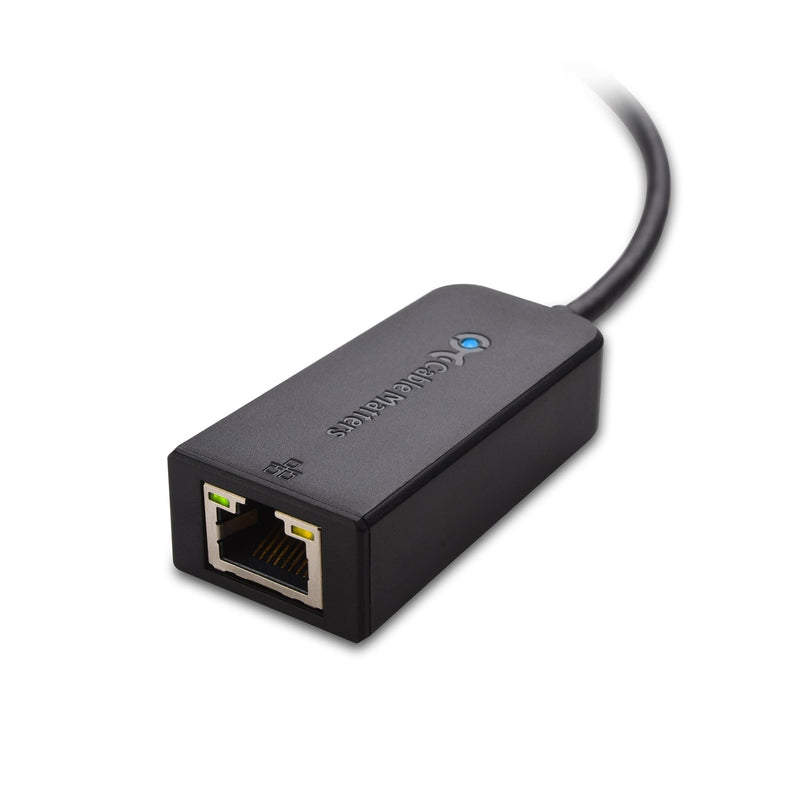 Cable Matters 2-Pack USB to Ethernet Adapter Supporting 10/100 Mbps Ethernet Network in Black - LeoForward Australia