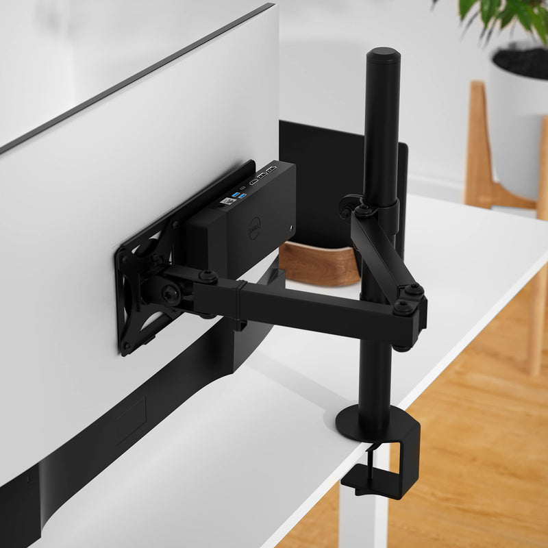  [AUSTRALIA] - HumanCentric Monitor Arm VESA Mount Extension Compatible with Dell Docking Station WD19, W19TB, WD19DC, and WD15, VESA Mount Adapter for Dell Docking Station VESA Arm Mount, Compare to MK15 Mount Kit