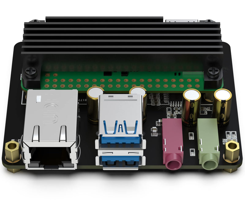  [AUSTRALIA] - Raspberry Pi Zero 2/2W Heatsink Kit Raspberry Pi Zero Ethernet Expansion Board Raspberry Pi Zero DAC Input/Ouput Support All Raspberry Pi System