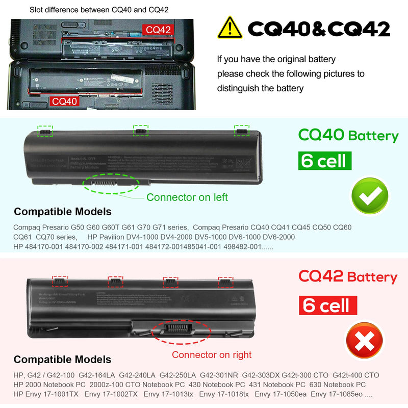  [AUSTRALIA] - Fancy Buying Spare 484170-001 Laptop Battery for HP Spare 497694-001 498482-001 484170-002 485041-001