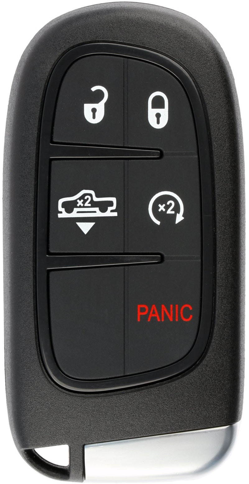  [AUSTRALIA] - KeylessOption Keyless Entry Remote Start Smart Car Key Fob Alarm for Air Suspension Dodge Ram 1500, 2500, GQ4-54T 1x 5 button remote