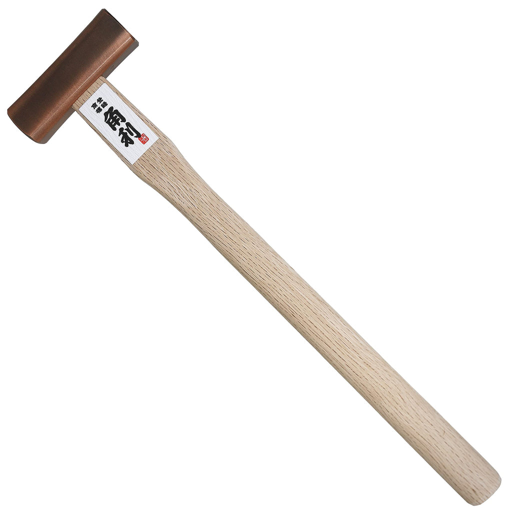  [AUSTRALIA] - KAKURI Chisel Hammer 8 oz (225g) Professional Japanese Woodworking Carpenter Hammer for Chisel, Plane, Nail, Heavy Duty Japanese Carbon Steel Bronze Plated Square Head, Made in JAPAN Bronze 225 g