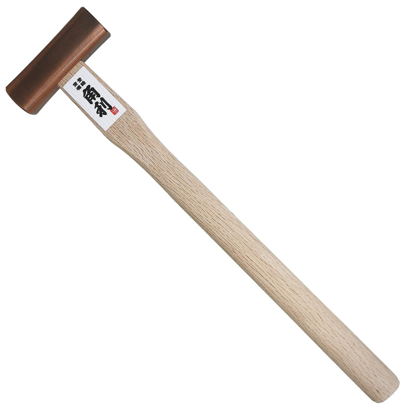  [AUSTRALIA] - KAKURI Chisel Hammer 8 oz (225g) Professional Japanese Woodworking Carpenter Hammer for Chisel, Plane, Nail, Heavy Duty Japanese Carbon Steel Bronze Plated Square Head, Made in JAPAN Bronze 225 g