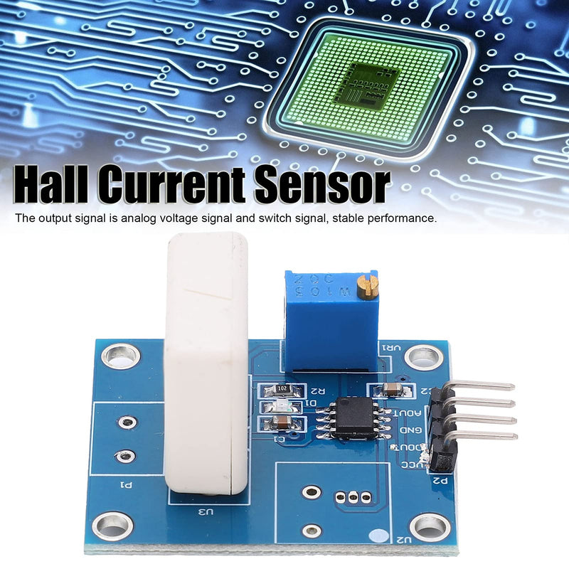  [AUSTRALIA] - DC 5V Hall Current Detection Sensor Module 35A Short Circuit Overcurrent Protection Detector WCS1800