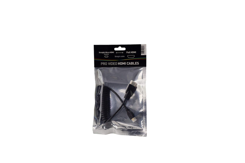 Atomos ATOMCAB015 HDMI Coiled Cable (Micro HDMI to Full HDMI) - LeoForward Australia