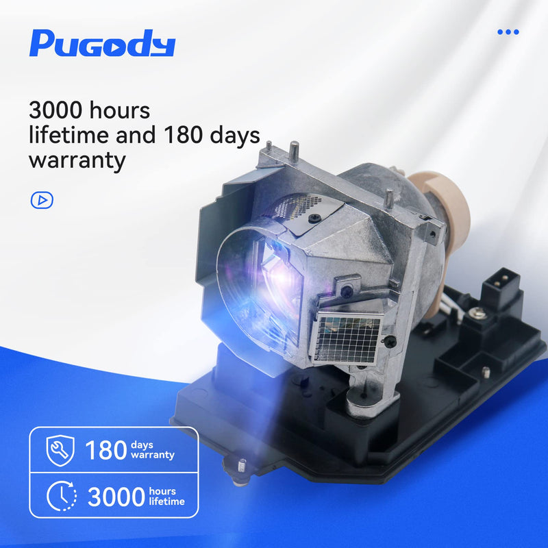  [AUSTRALIA] - Pugody NP20LP/60003130 331-1310/725-10263 BL-FU280C/SP.8JR03GC01 Replacement Projector Lamp Bulb for NEC U300X U310W U300XG U310WG DELL S500 S500wi OPTOMA EW675UTis EW695UTis EX685UTis EX665UTIS TW695