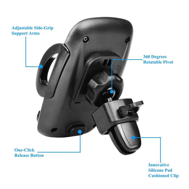  [AUSTRALIA] - Njjex Car Phone Mount Holder for Samsung Galaxy Note 20 Ultra S22+ S21 FE 5G S20+ S10 A53 A13 A03s A02s A12 A32 A42 A52 iPhone 14 Pro Max 13 12 11 Xs Xr 8 7 Air Vent Car Mount Cell Phone Holder Cradle
