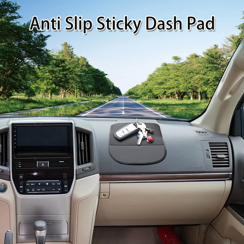  [AUSTRALIA] - ZC GEL Car Dashboard Sticky Pad (2 Pack), Larger Size Reusable and Washable Anti-Slip Cell Pads with Strong Adhesive, Can Hold Cell Phones, Sunglasses, Coins ect. (7.5" x 5.5")