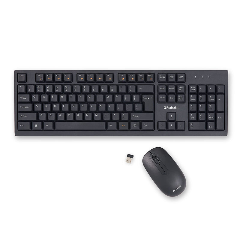  [AUSTRALIA] - Verbatim 2.4GHz Wireless USB Keyboard and Mouse Combo Wireless Keyboard & Mouse