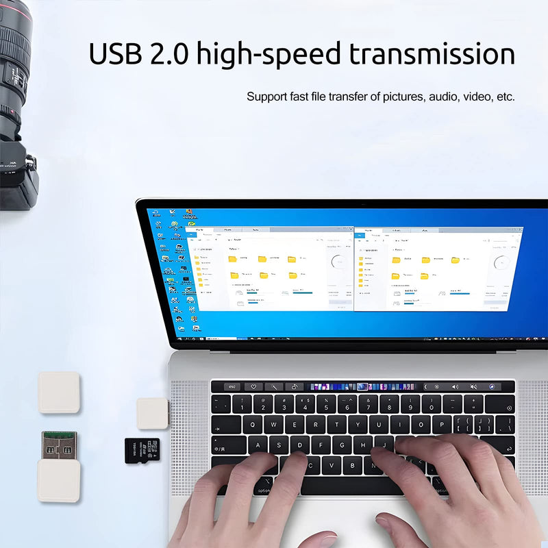  [AUSTRALIA] - [5 Pack] Micro SD Card Reader for Android,Micro SD Card to USB Adapter, TF Card Reader with Mini Size for Camera Memory Card Reader, Wansurs Card Reader for PC Laptop