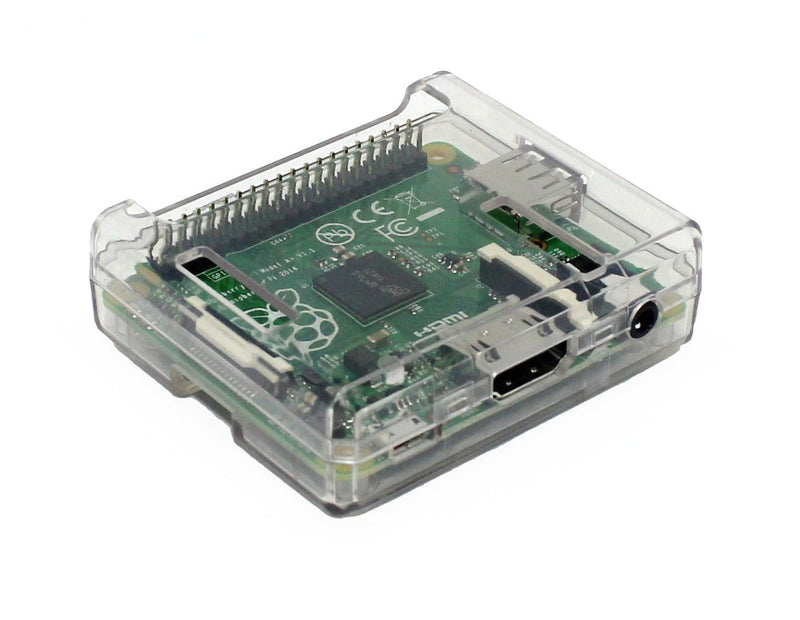 sb components Case for Raspberry Pi Model A+ (Plus) Colour: Clear Transparent Access to All Ports - LeoForward Australia