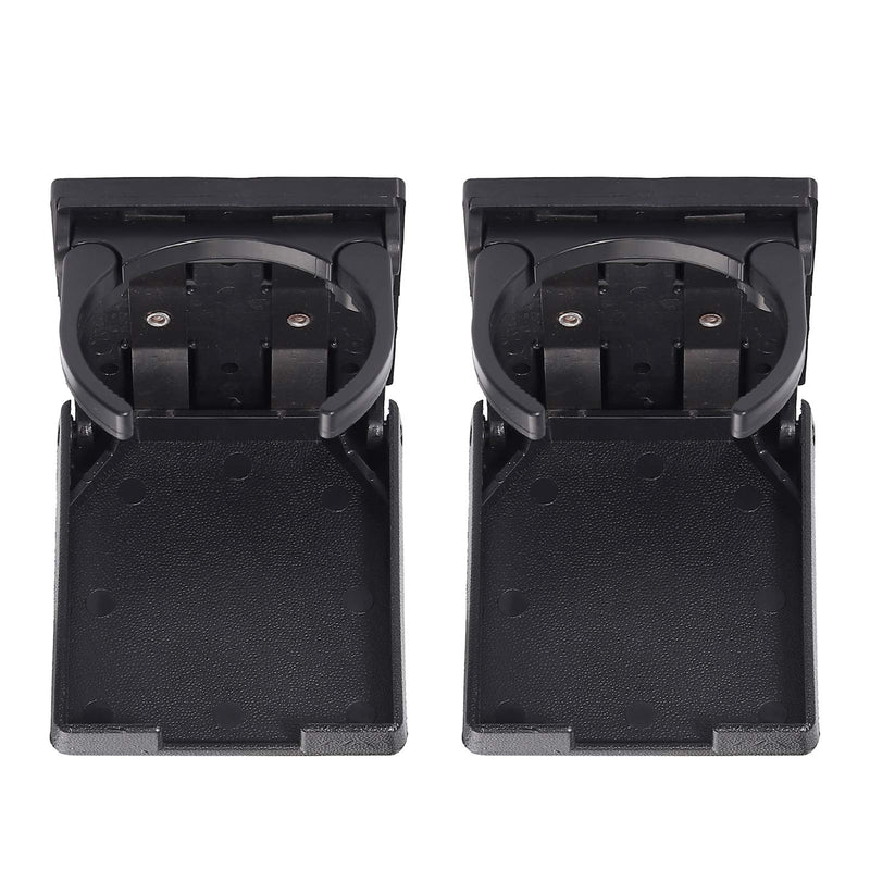  [AUSTRALIA] - AUTOUTLET 2 PCS Adjustable Cup Holder Folding Cup Holder Universal Drinking Cup Holder Foldable for Car Truck Boat Van RV