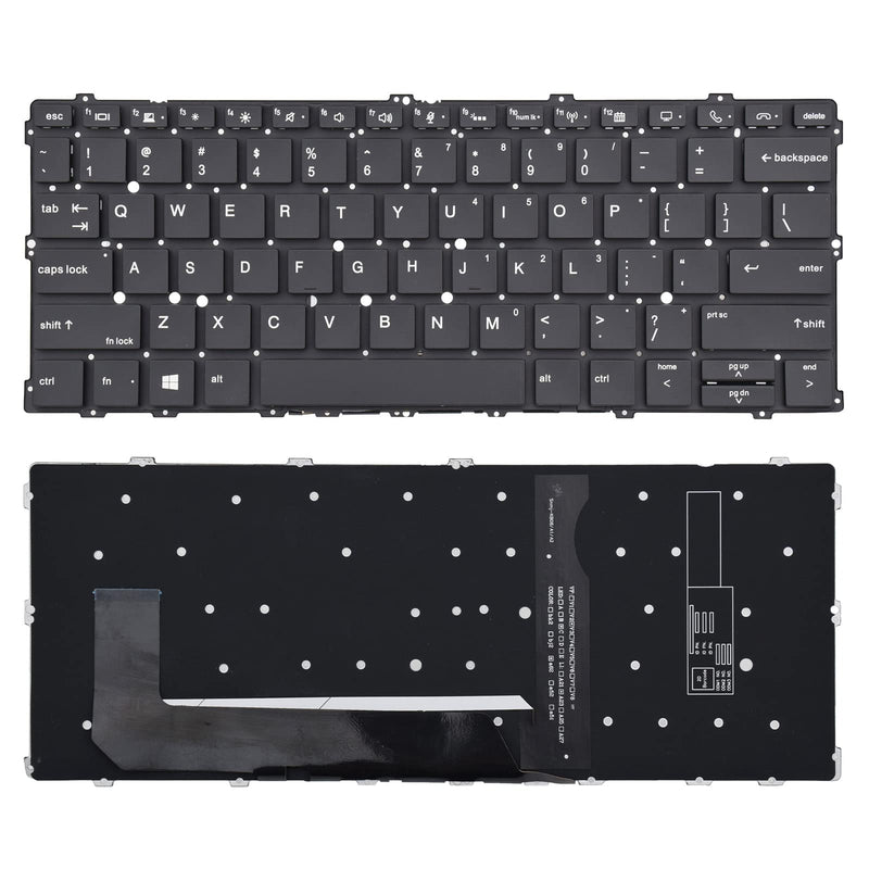  [AUSTRALIA] - TLBTEK Backlight Keyboard Replacement Compatible with HP EliteBook X360 1020 G2 1030 G2 1030 G3 1030 G4 HSN-I04C Series Laptop HSN-I04C 904507-001 HPM16A63USJ930