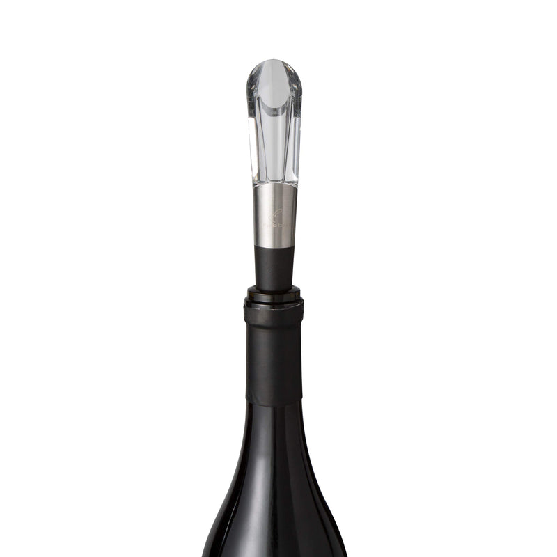  [AUSTRALIA] - Rabbit Wine Aerator and Pourer, 1.1 x 1.1 x 5.2 inches, Clear/Stainless Steel