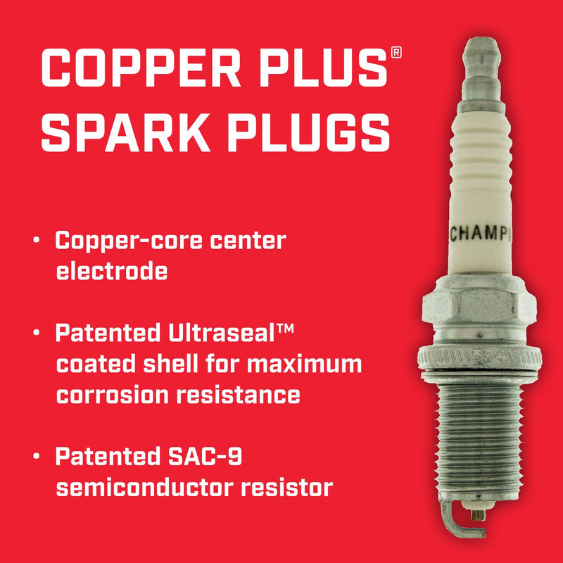 Champion RC7YC (340) Copper Plus Replacement Spark Plug, (Pack of 1) - LeoForward Australia