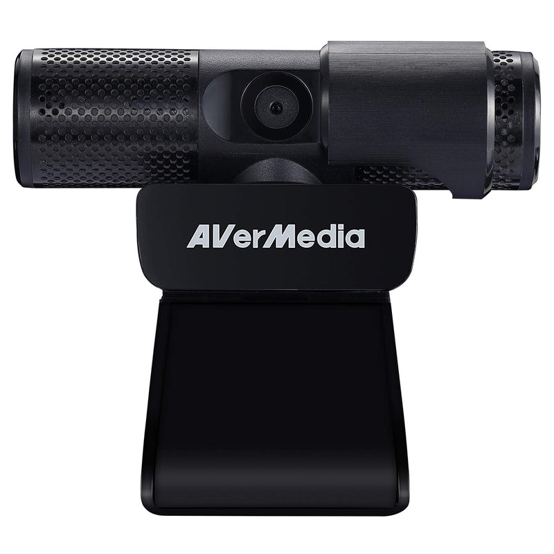  [AUSTRALIA] - AVerMedia Live Streamer CAM 313: Full HD 1080P Streaming Webcam, Privacy Shutter, Dual Microphone, 360 Degree Swivel Design, Exclusive AI Facial Tracking Stickers. (PW313) 1080p 30fps