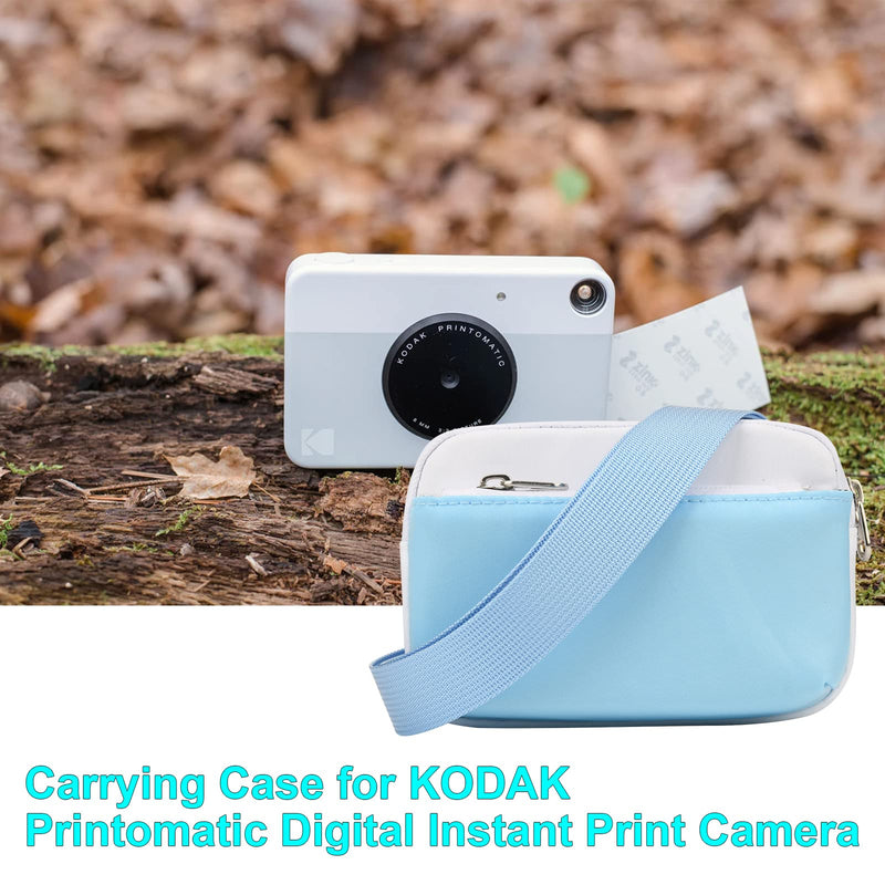  [AUSTRALIA] - TXesign Travel Carry Case Protective Bag for Kodak Printomatic/Kodak Smile/Kodak Step/Polaroid Snap Touch Digital Instant Print Camera Case Storage Bag with Shoulder Strap Accessories Pouch