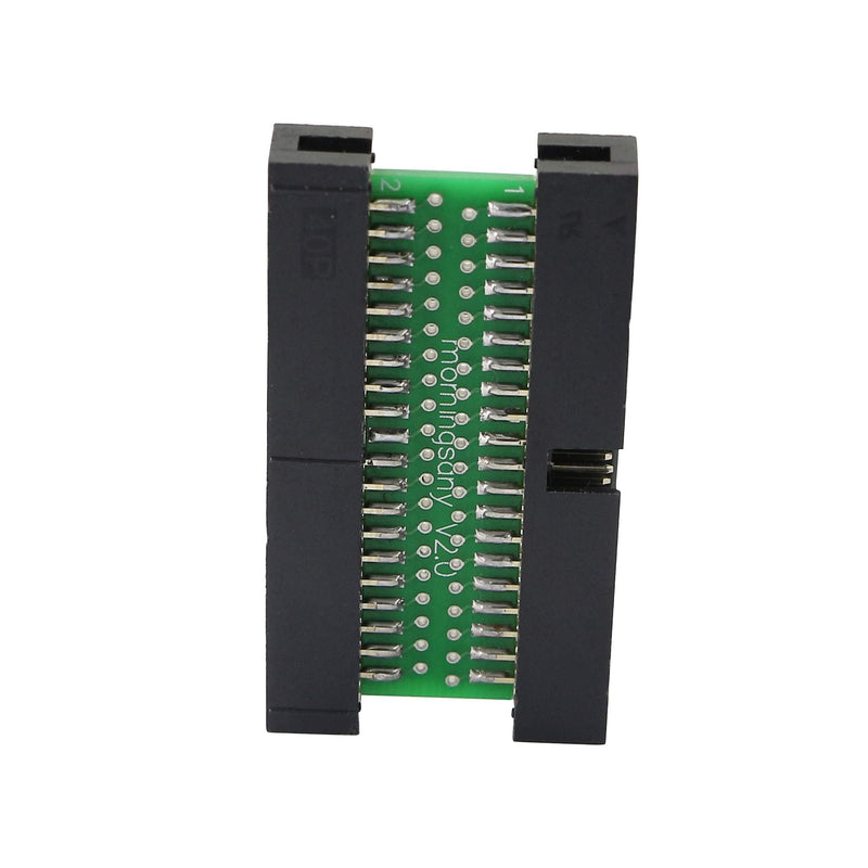  [AUSTRALIA] - PNGKNYOCN IDE 40 Pin Male to Male Hard Drive Adapter 3.5 Inch Hard Disk Interface Male to Male Plug Industrial Computer POS Machine IDE Electronic Disk Adapter (Parallel Type)