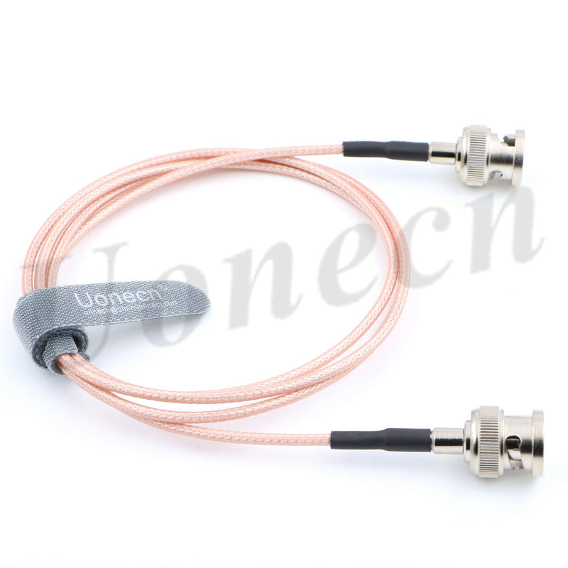  [AUSTRALIA] - Uonecn MegaFlex HD-SDI Cable RG179 BNC Male to BNC 75ohm for Blackmagic HyperDeck Shuttle and BMCC BMPC Hyperdeck Cameras 1M