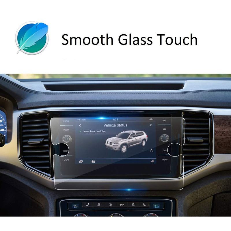 Tempered Glass Screen Protector Compatible with 2018-2020 Volkswagen Atlas,Flyingchan,9H Hardness,Anti Scratch,High Definition,VW Touch Screen Car Display Navigation Screen Protector - LeoForward Australia