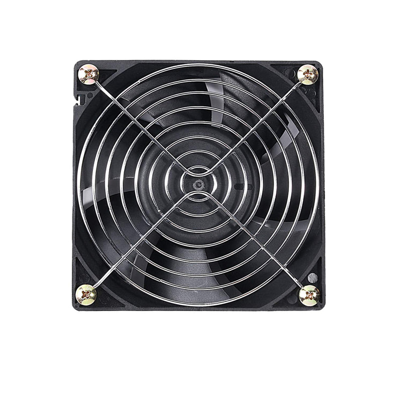  [AUSTRALIA] - Delta 120mm High CFM Fan AFB1224SHE 24V DC 120mm 3Pin 2 Wire PC Computer CPU Case Exhaust Muffin Fan with Metal Finger Guard Grill 3700RPM