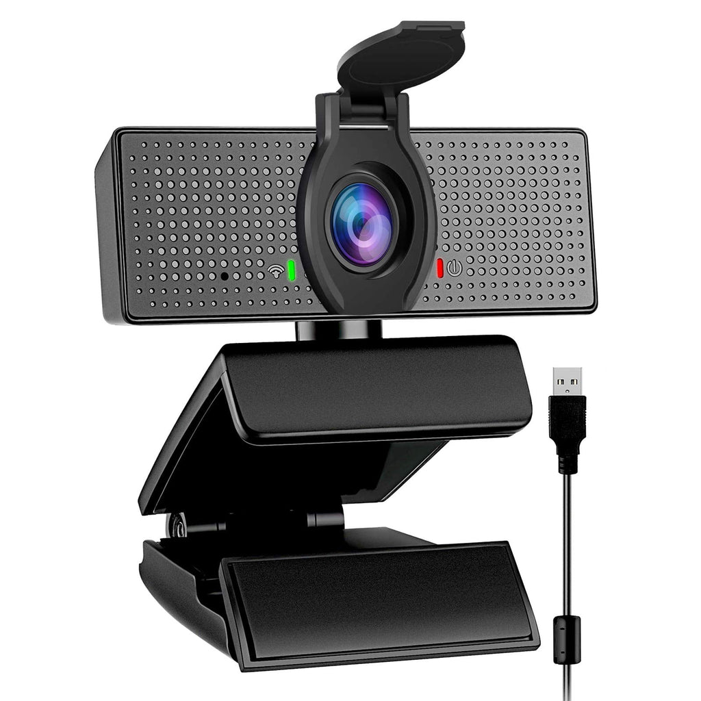  [AUSTRALIA] - Webcam with Microphone, 1080P Full HD PC Desktop Computer Laptop Mac Web Camera for Streaming Video Calling Recording Video Conference Study Video Teaching Business Gaming