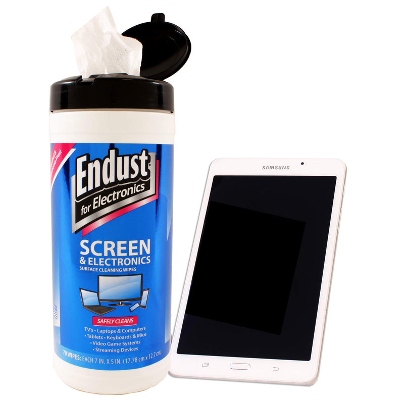  [AUSTRALIA] - Endust for Electronics, Surface cleaning wipes, Great LCD and Plasma wipes, 70 Count (11506)