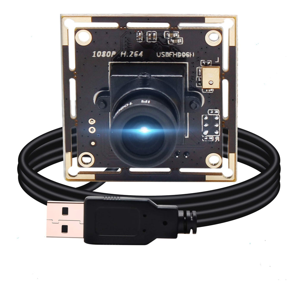  [AUSTRALIA] - 2MP 1080P USB Camera Module with Sony IMX323 Webcam,H.264 and 0.01LUX Low Illumination USB Camera for Industrial Webcam,High Speed USB 2.0 USB Camera with 3.6mm Lens for Android Mac-OS Windows