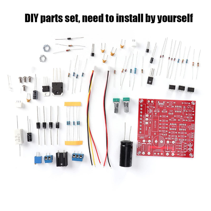  [AUSTRALIA] - DC Regulated Power Supply Diy Kit Module Parts 0-30V 2Ma-3A Stabilized Infinitely Adjustable Diy Electronics Kit,Adjustable Power Supply