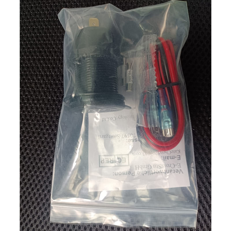  [AUSTRALIA] - [2022 New] USB C Car Charger Socket Rocker Style Switch Replacement, Dual PD and QC3.0 12V/24V Panel Mount USB Outlet with LED Voltmeter for Boat Marine Truck Bus Off Road Vehicles RV Golf Cart, etc.