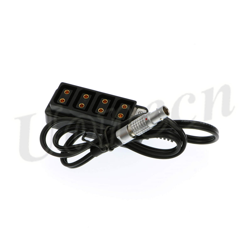  [AUSTRALIA] - Uonecn Splitter Cable for RED DSMC2 Jetpack RTmotion Sidekick 4 Port D-tap Female to FGG. 0B 2 pin Male