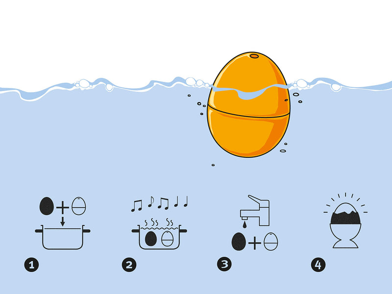  [AUSTRALIA] - Brainstream A004527 BeepEgg Singing Floating Egg Timer, New York