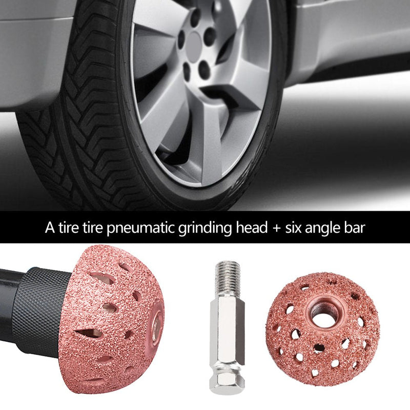  [AUSTRALIA] - 38mm Tire Buffing Wheel, Tire Repair Grinding Head Coarse Grit Buffing Wheel with Linking Rod