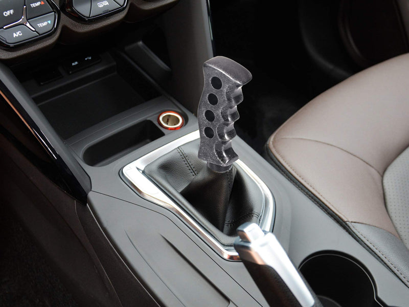  [AUSTRALIA] - Bashineng Universal Gear Shifter Knob Handle Shape Stick Shift Head Fit Most Manual Automatic Cars (Titanium)