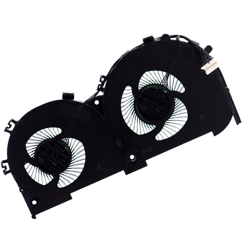  [AUSTRALIA] - Deal4GO CPU Cooling Fan DFS2001059A0T w/GPU Cooler Fan DFS531005PL0T Replacement for Lenovo IdeaPad 700-15 700-15ISK