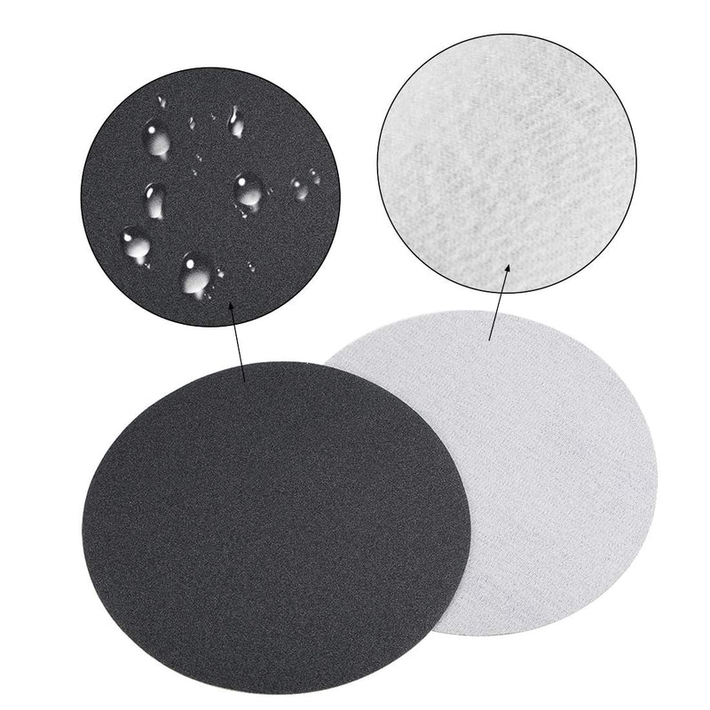  [AUSTRALIA] - uxcell 6-Inch Hook and Loop Sanding Disc Wet/Dry Silicon Carbide 80/100/120 Grit Assorted 9 Pcs