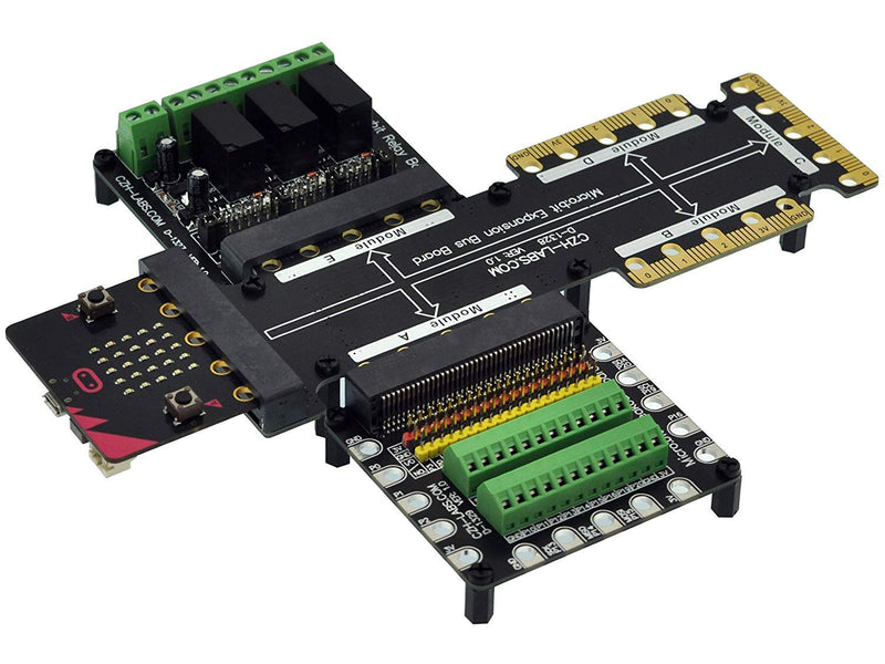  [AUSTRALIA] - Expansion Bus Board for BBC Micro:bit, Microbit Buss Board